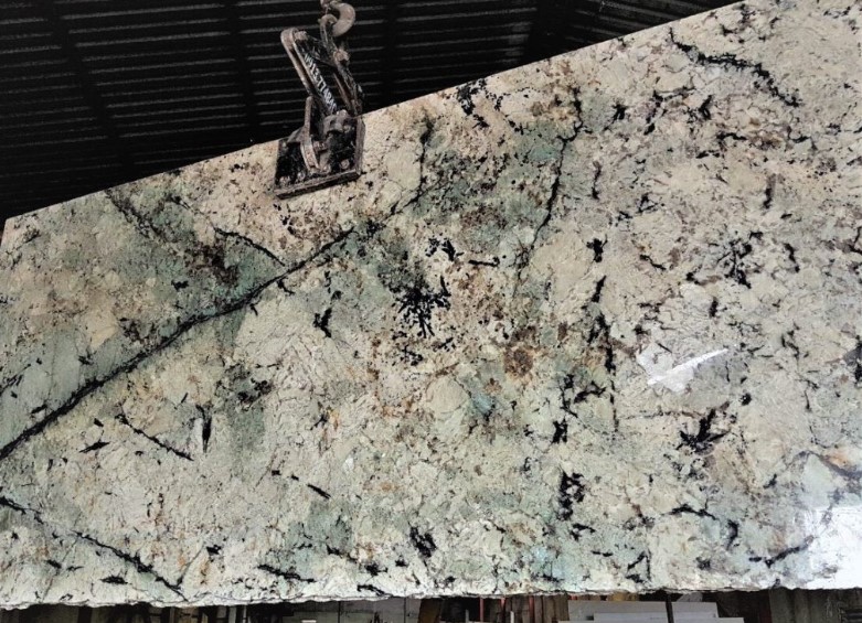 Đá granite azul nouveau white